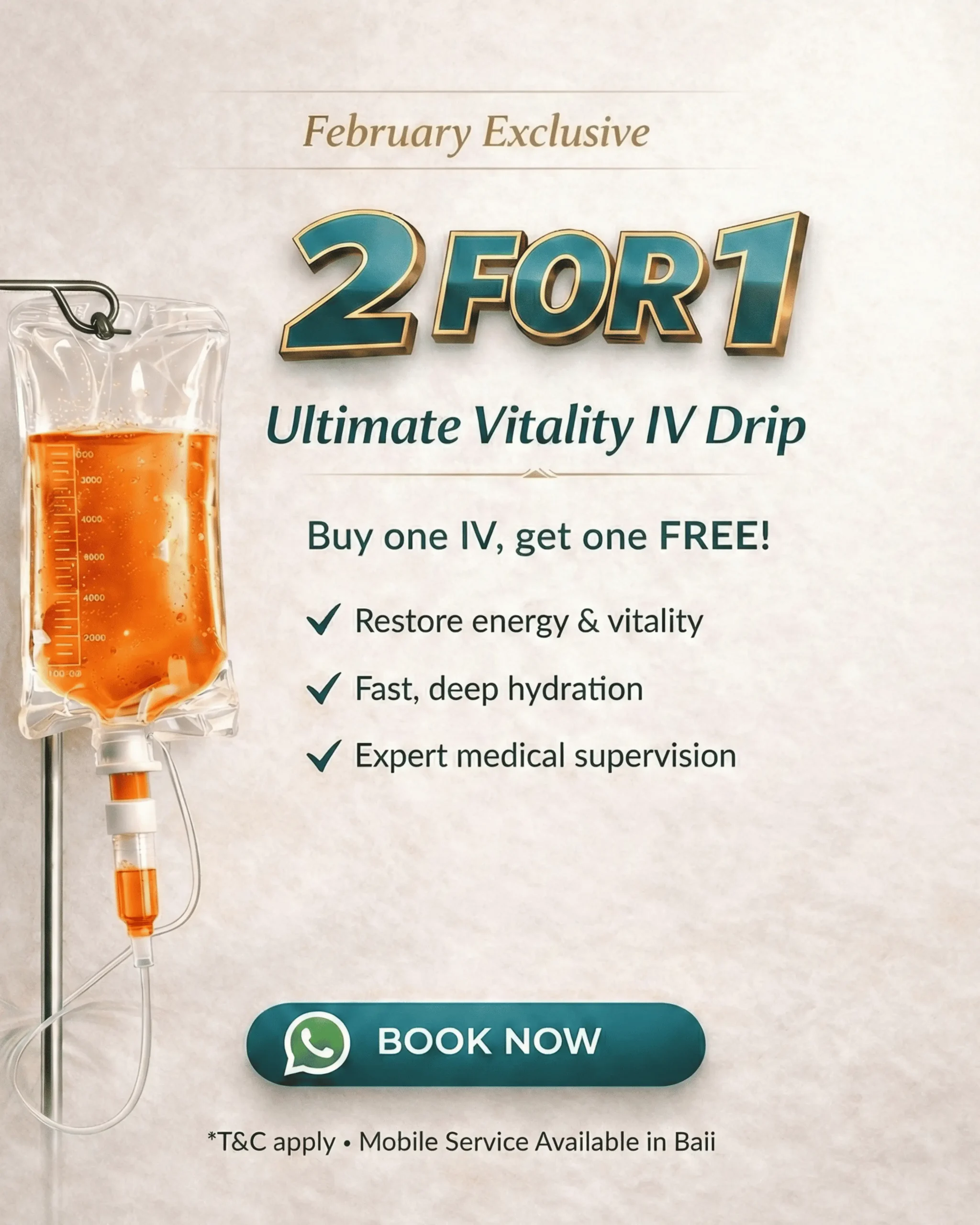 Thrive Wellness Bali Monthly Promotion